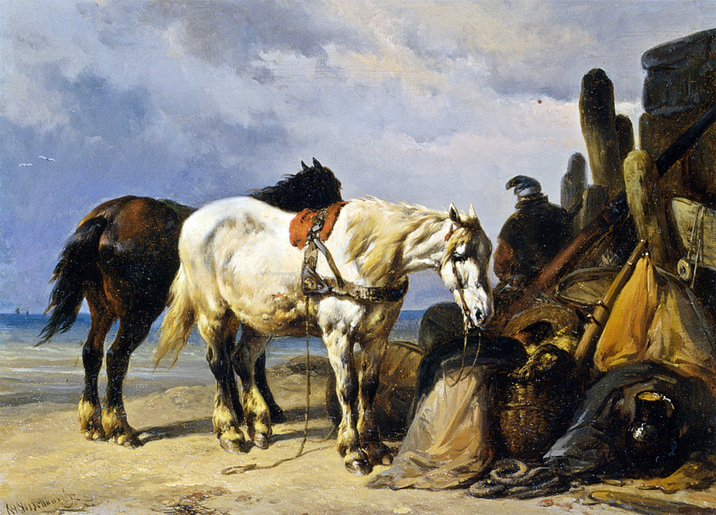 Wouter Verschuur A Moment of Rest - Canvas Print