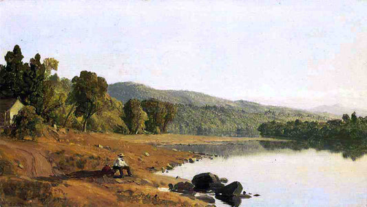 Sanford Robinson Gifford A Moment's Rest - Canvas Print