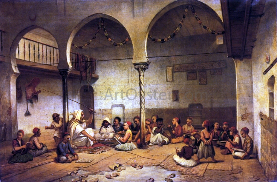 Auguste De Pinelli Moorish School - Canvas Print