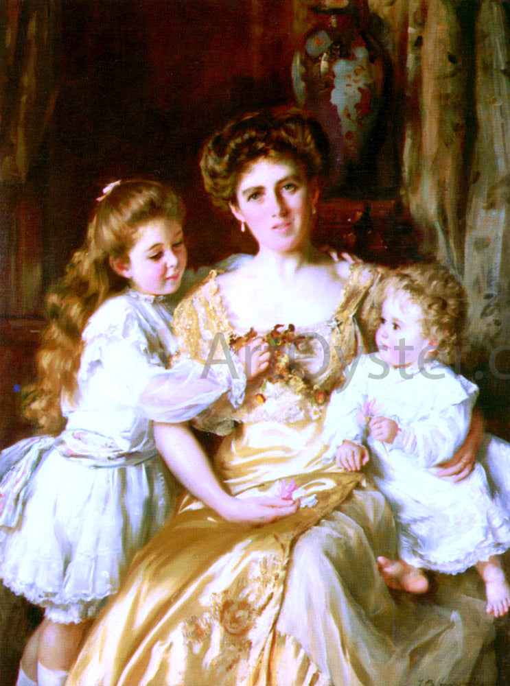 Thomas Benjamin Kennington A Mother's Love - Canvas Print
