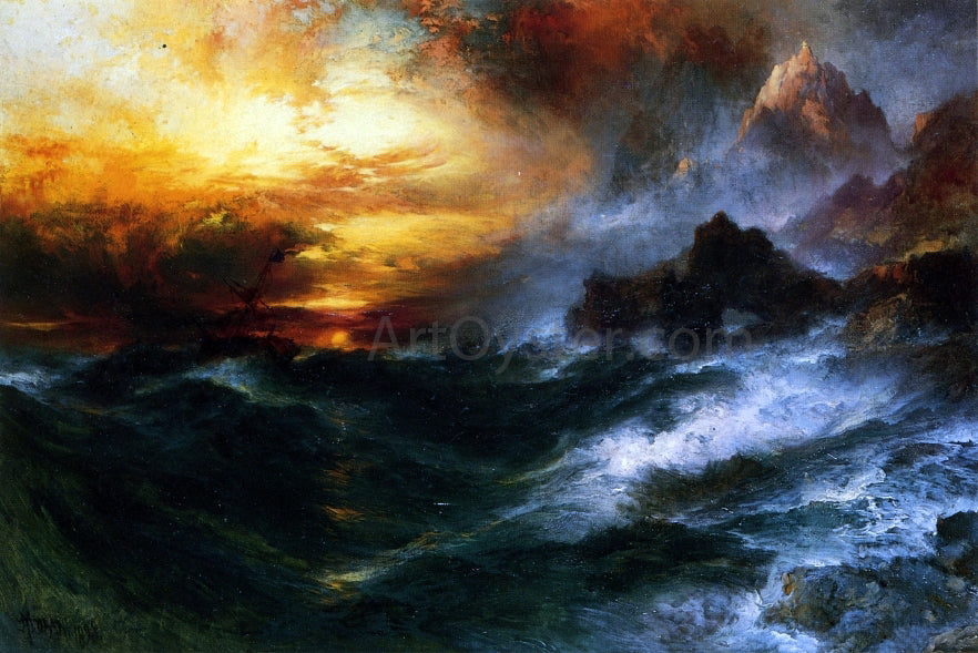 Thomas Moran A Mountain of Loadstone - Canvas Print