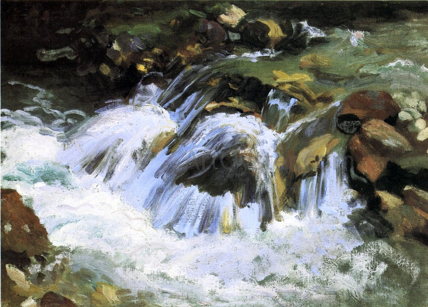 John Singer Sargent A Mountain Stream, Tyrol - Canvas Print
