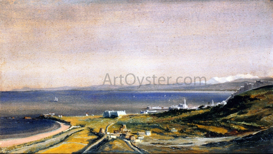 Antoine Leon Morel-Fatio A North African Port - Canvas Print