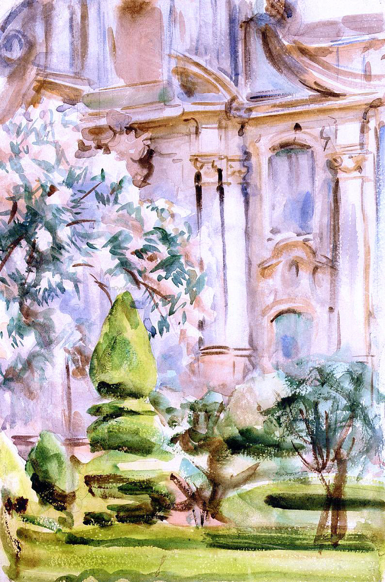 John Singer Sargent A Palace and Gardens, Spain - Canvas Print