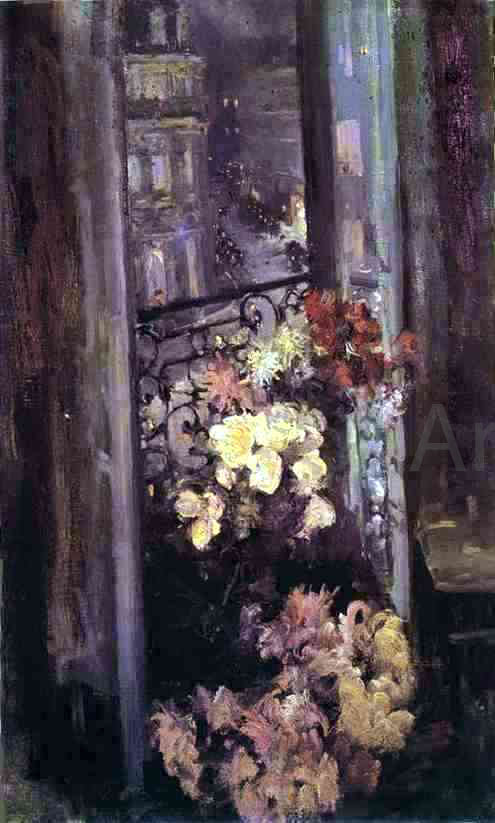 Constantin Alexeevich Korovin A Parisian Balcony - Canvas Print