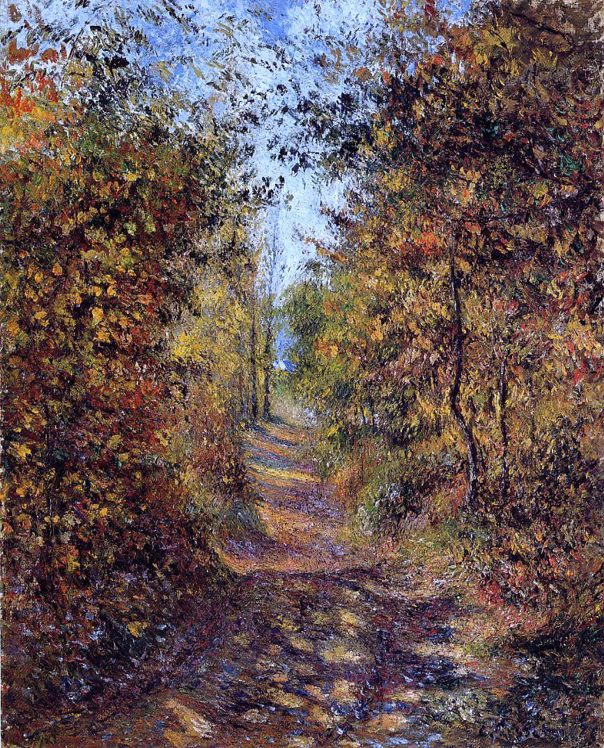 Camille Pissarro Path in the Woods, Pontoise - Canvas Print
