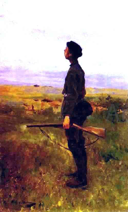 Constantin Alexeevich Korovin A Poor Shot - Canvas Print