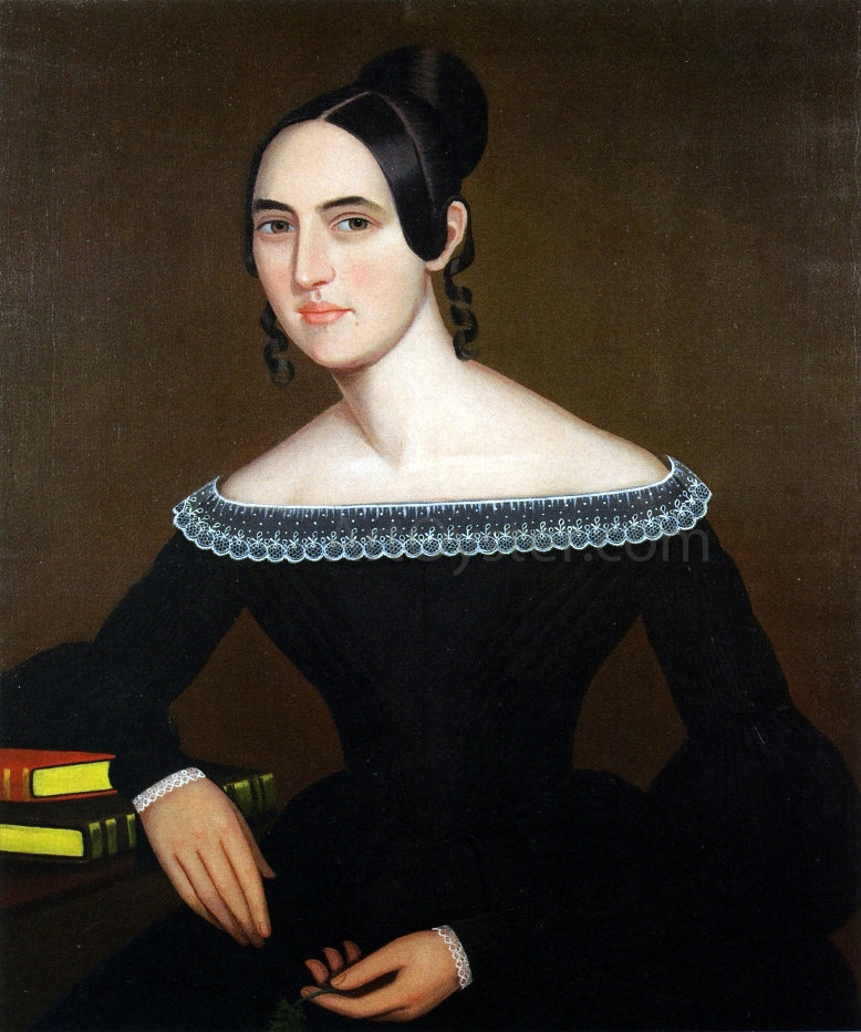 Ammi Phillips A Portrait of Jeanette Payne - Canvas Print