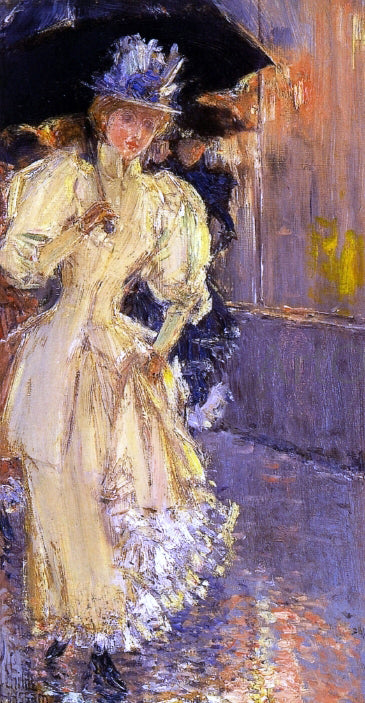 Frederick Childe Hassam A Rainy Day, New York - Canvas Print