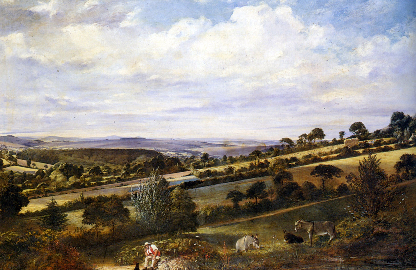 William Frederick Witherington A Rest in a Fertile Valley - Canvas Print