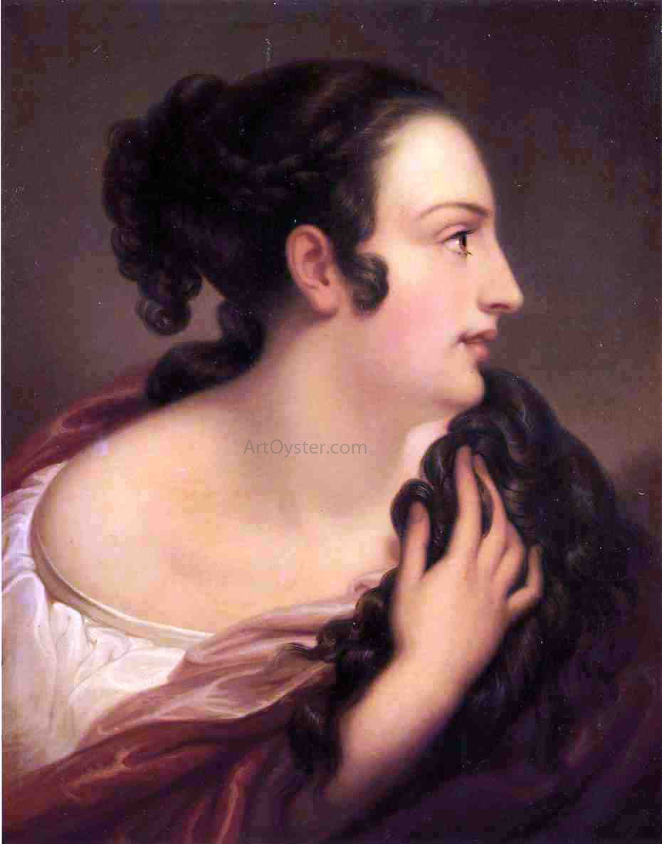 Rembrandt Peale Roman Lady - Canvas Print