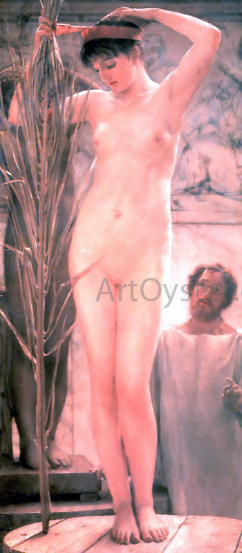 Sir Lawrence Alma-Tadema A Sculptor's Model (also known as Venus Esquilina) - Canvas Print