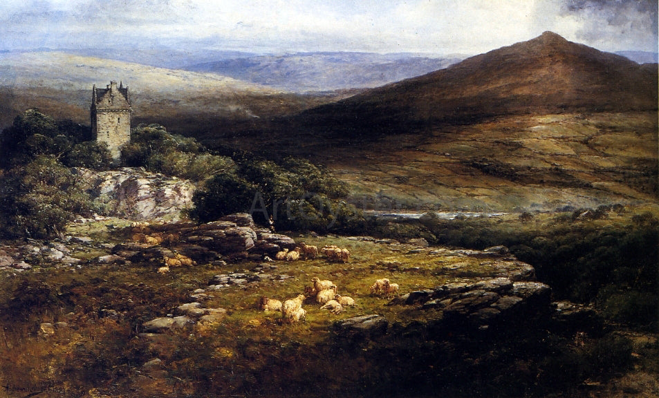 Andrew W Melrose A Shepherd's Lament - Canvas Print