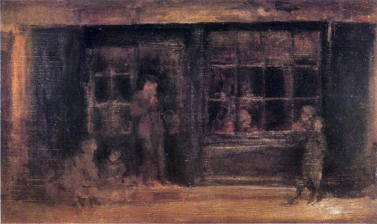 James McNeill Whistler Shop - Canvas Print
