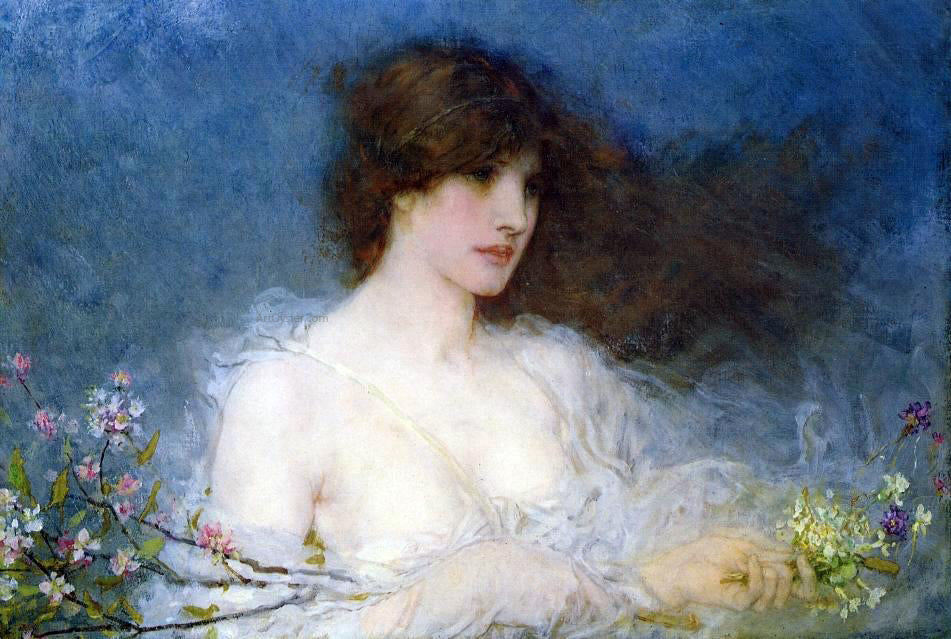 George Henry Boughton A Spring Idyll - Canvas Print