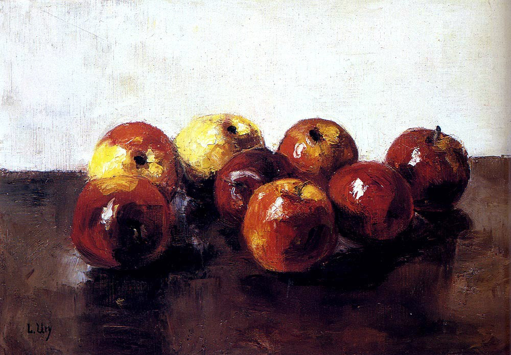 Lessur Ury A Still Life of Apples - Canvas Print