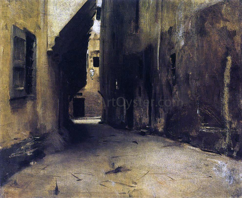 John Singer Sargent A Street in Venice - Canvas Print