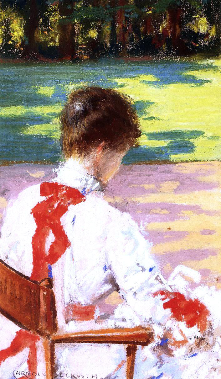 James Carroll Beckwith Study with Sunlight - Canvas Print