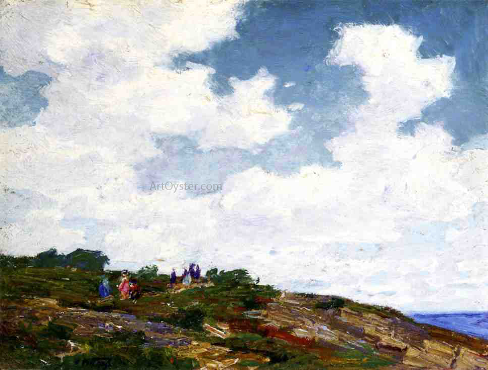 Edward Potthast A Summer Day - Canvas Print