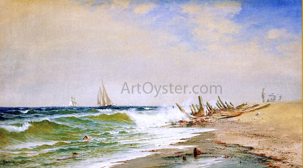 Francis A Silva A Summer Day on the Coast - Canvas Print