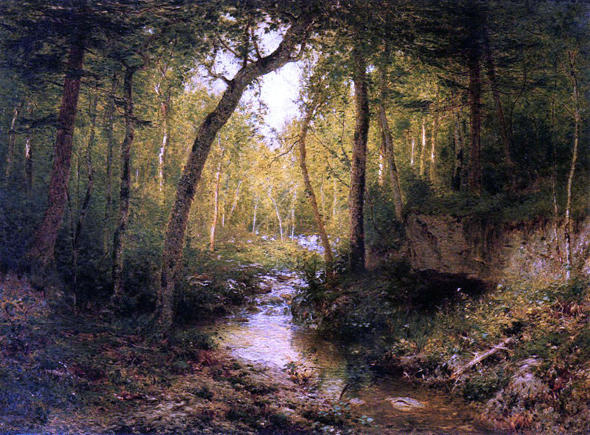 Alexander Helwig Wyant A Summer Haunt - Canvas Print