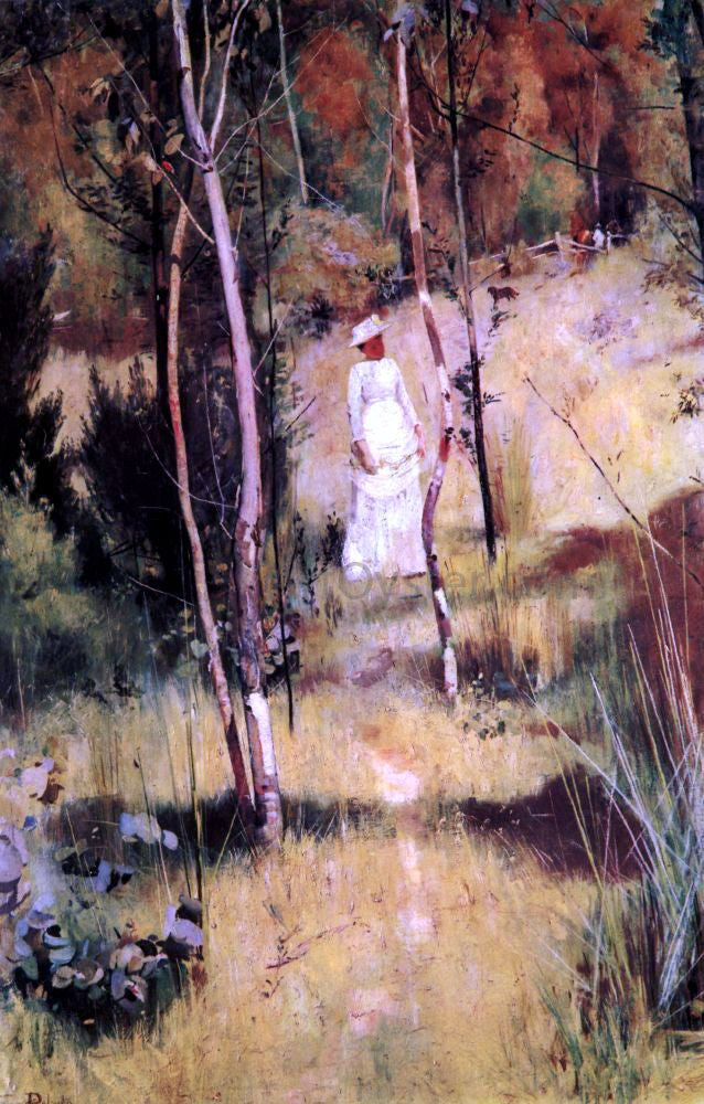 Tom Roberts A Summer Morning Tiff - Canvas Print