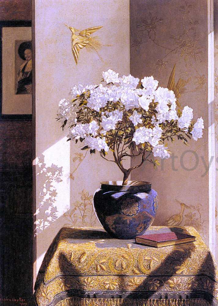 Jessica Hayllar A Sunny Corner - Canvas Print