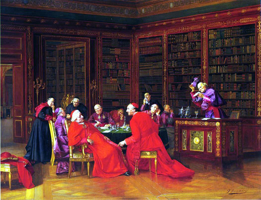 Francois Brunery Tedious Conference - Canvas Print