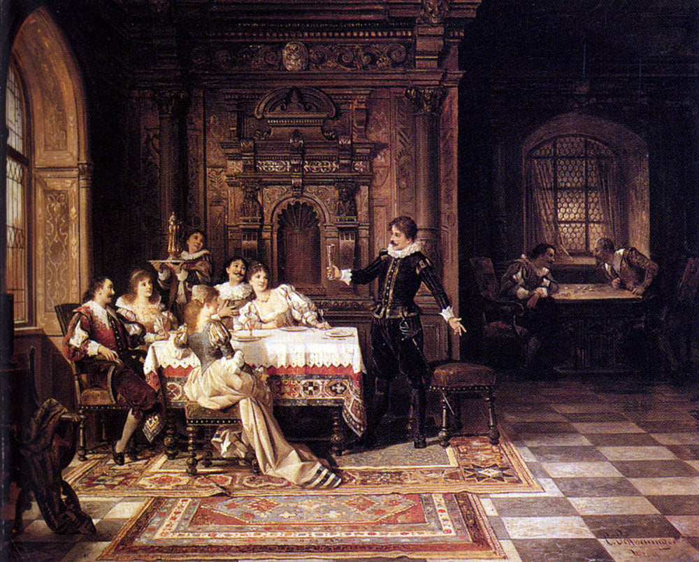 Jr. Carl Schweninger Toast - Canvas Print