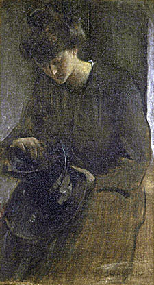 John White Alexander A Toiler - Canvas Print