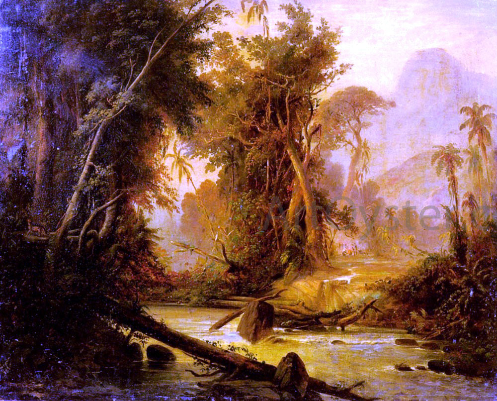 Ferdinand Bellerman Tropical Forest In Venezuela - Canvas Print