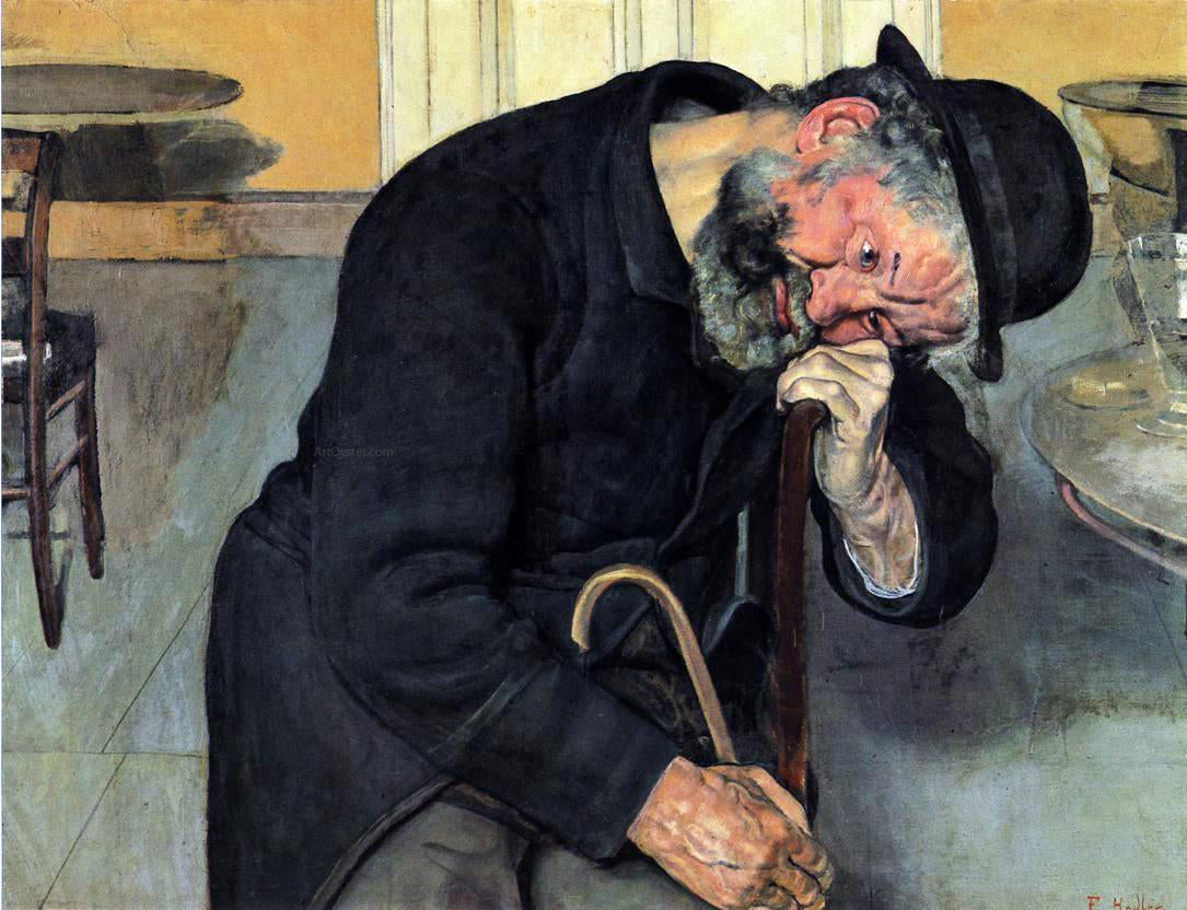 Ferdinand Hodler A Troubled Soul - Canvas Print