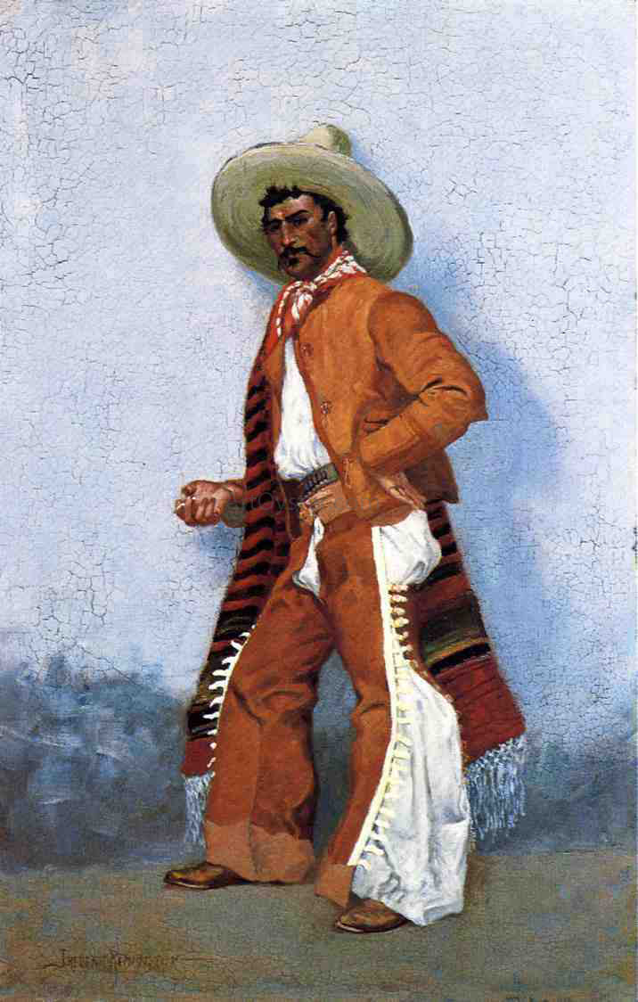 Frederic Remington Vaquero - Canvas Print
