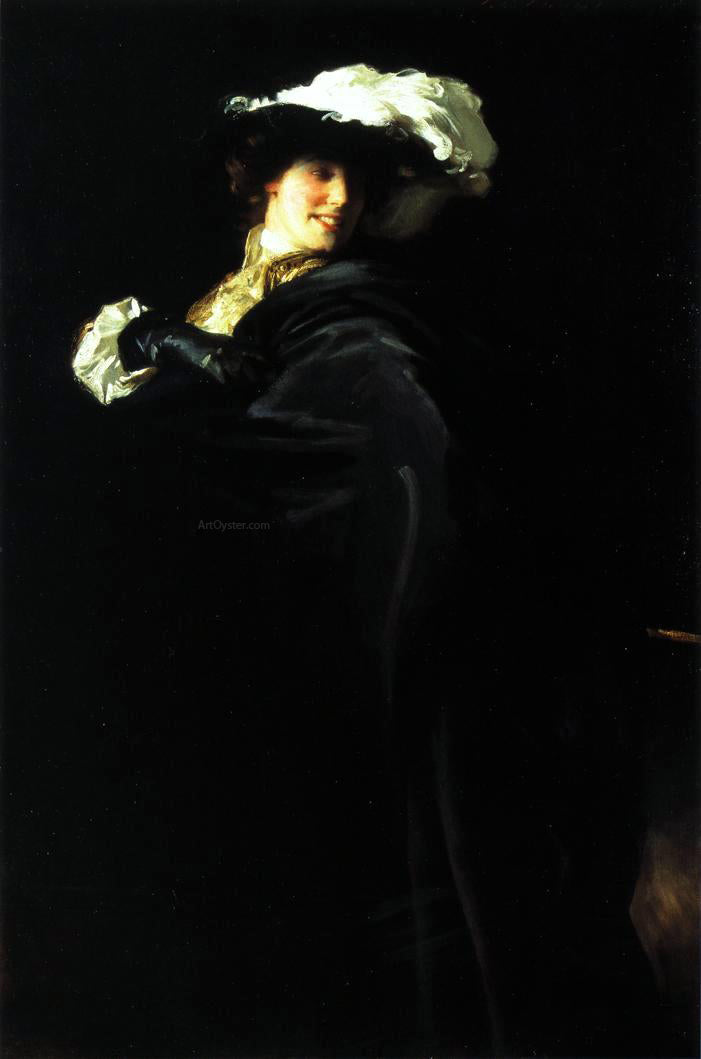 John Singer Sargent Vele Gonfie (also known as Ena Wertheimer) - Canvas Print
