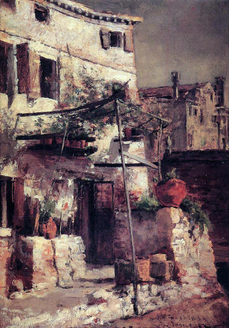 John Twachtman A Venetian Scene - Canvas Print