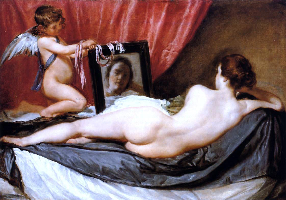 Diego Velazquez A Venus at Her Mirror - Canvas Print