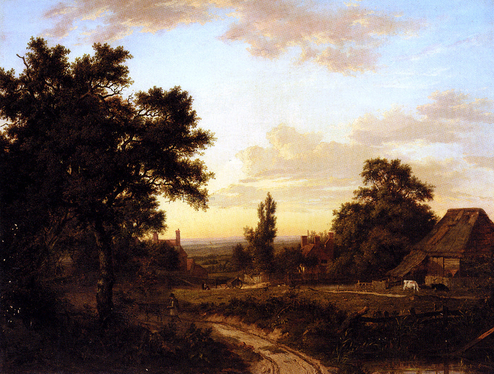 Patrick Nasmyth View Of Addington, Surrey, With The Shirley Mills Beyond - Canvas Print