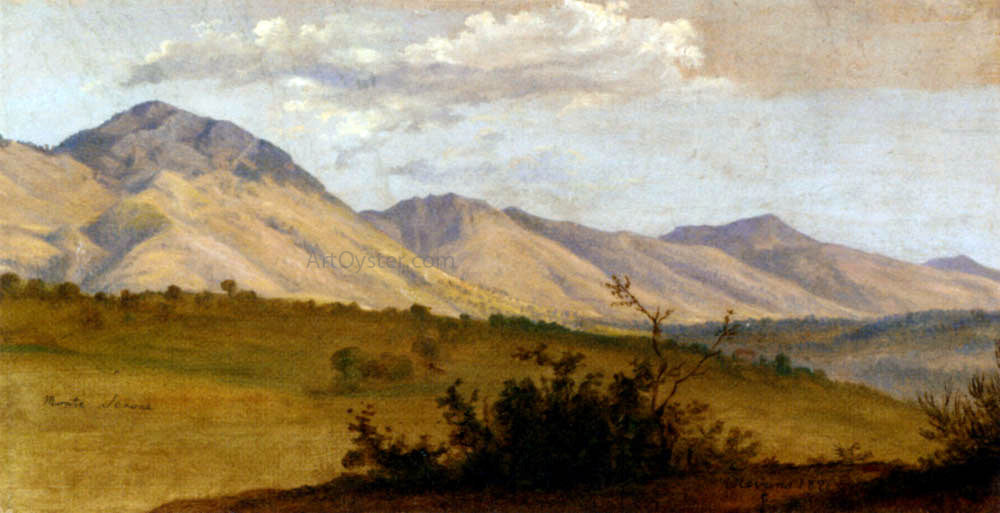 Florian Grospietsch A View Of Monte Serone And Monte Ernici - Canvas Print