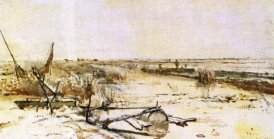 Paul Constantine Gabriel A View Of The Kamper Veenderij (Het Zwijnsleger Near Grafhorst) - Canvas Print