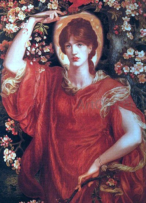 Lawrence Carmichael Earle A Vision of Fiammetta - Canvas Print