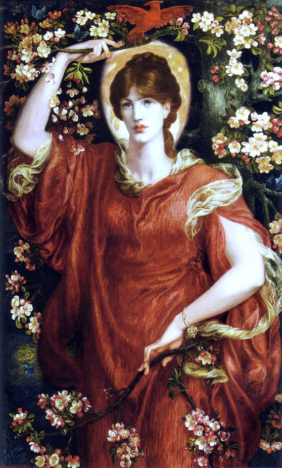 Dante Gabriel Rossetti A Vision of Fiammetta - Canvas Print