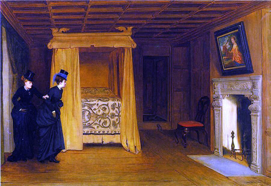 William Frederick Yeames A Visit to the Haunted Chamber - Canvas Print