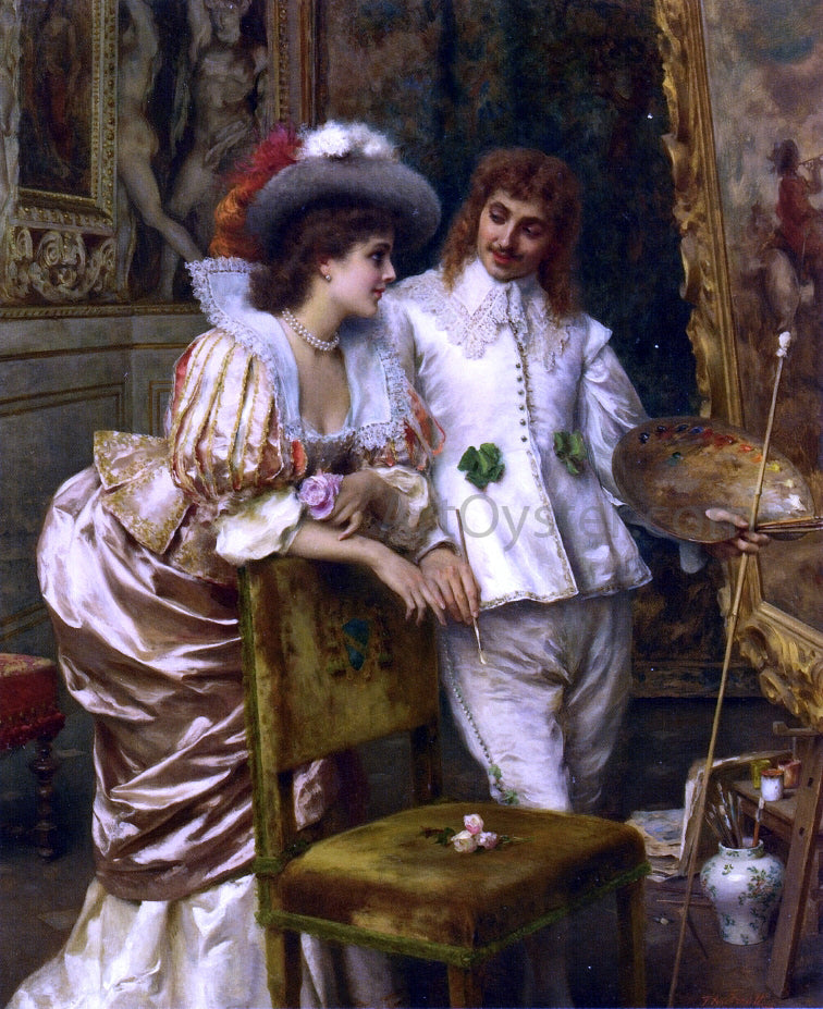 Federico Andreotti A Visit to the Studio - Canvas Print