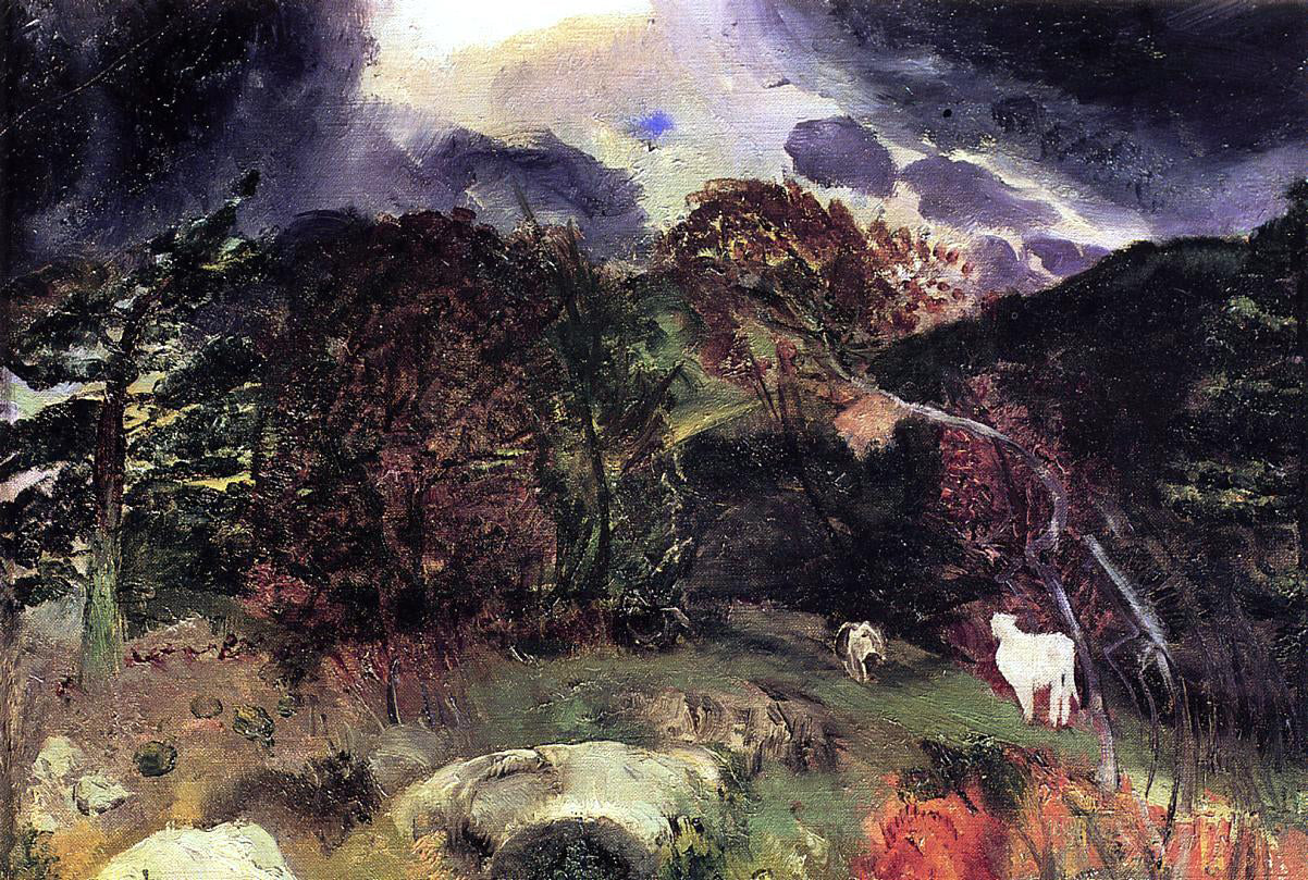 George Wesley Bellows A Wild Place - Canvas Print