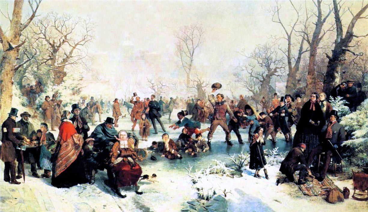 John Ritchie A Winter's Day in St. James' Park - Canvas Print