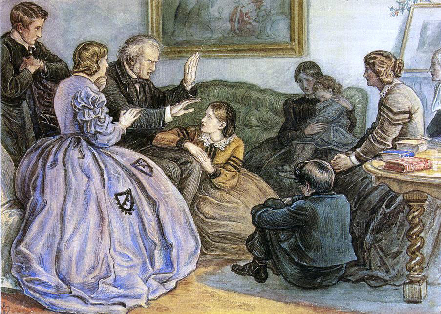 Sir Everett Millais A Winter's Tale - Canvas Print