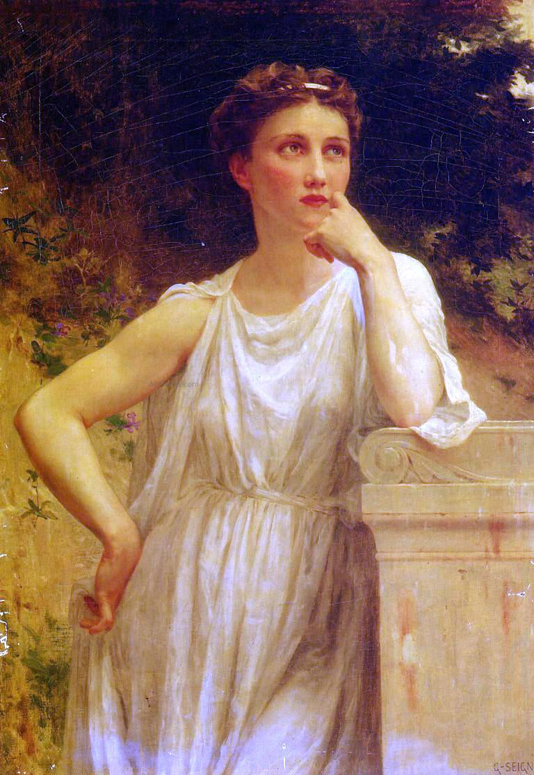 Guillaume Seignac A Wistful Moment - Canvas Print