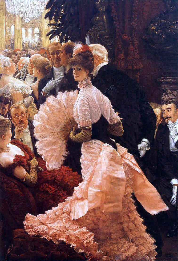 James Tissot A Woman of Ambition - Canvas Print