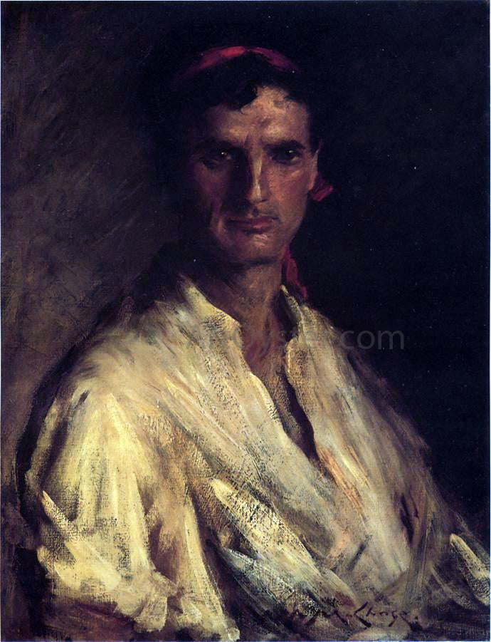 William Merritt Chase A Young Roman - Canvas Print