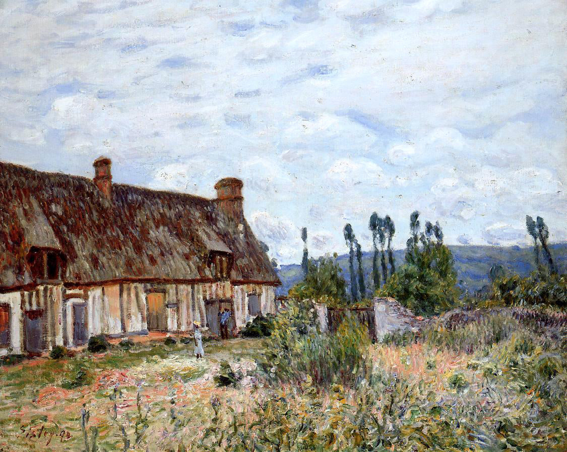 Alfred Sisley Abandoned Cottage - Canvas Print